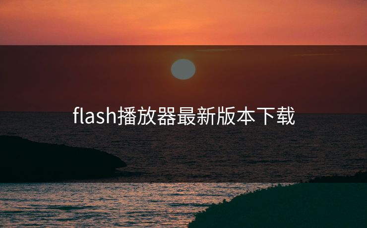 flash播放器最新版本下载 flash播放器最新版本下载